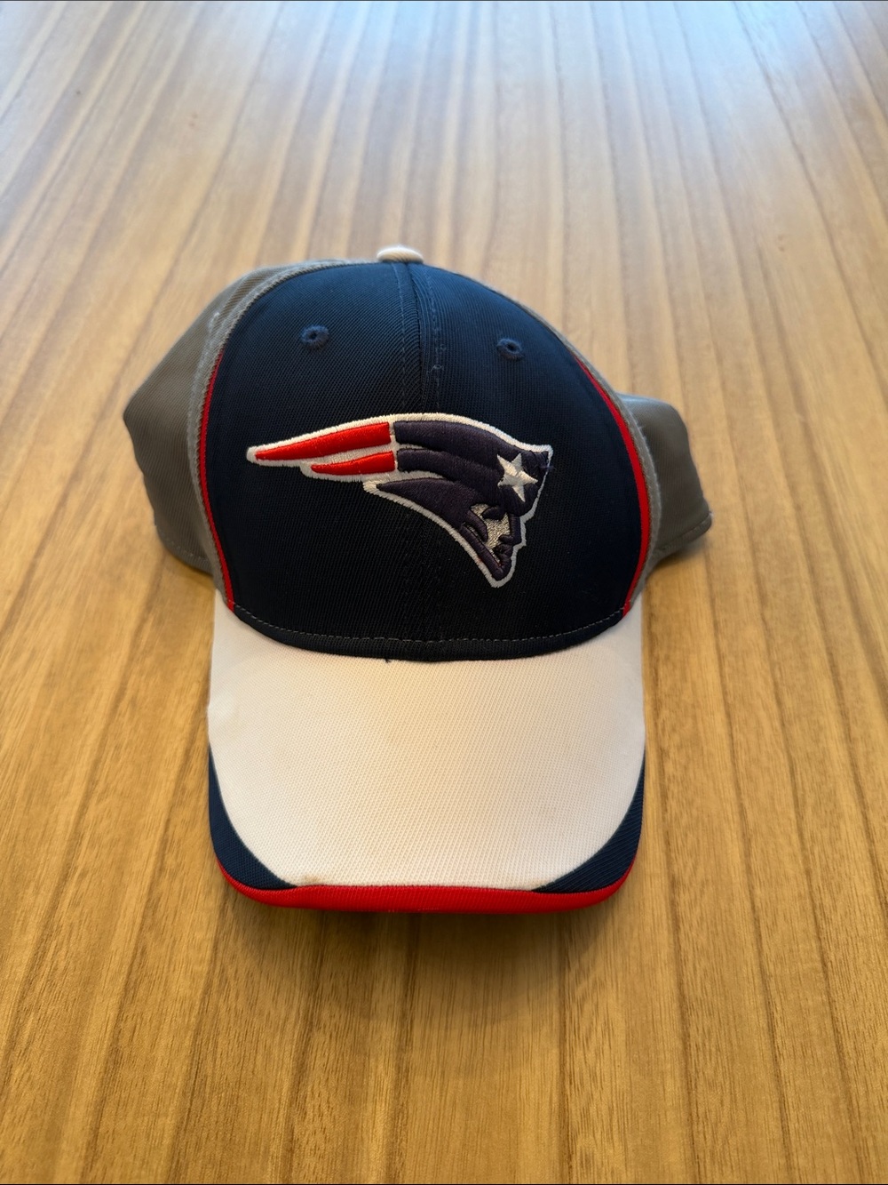 New England Patriots White Logo Cap